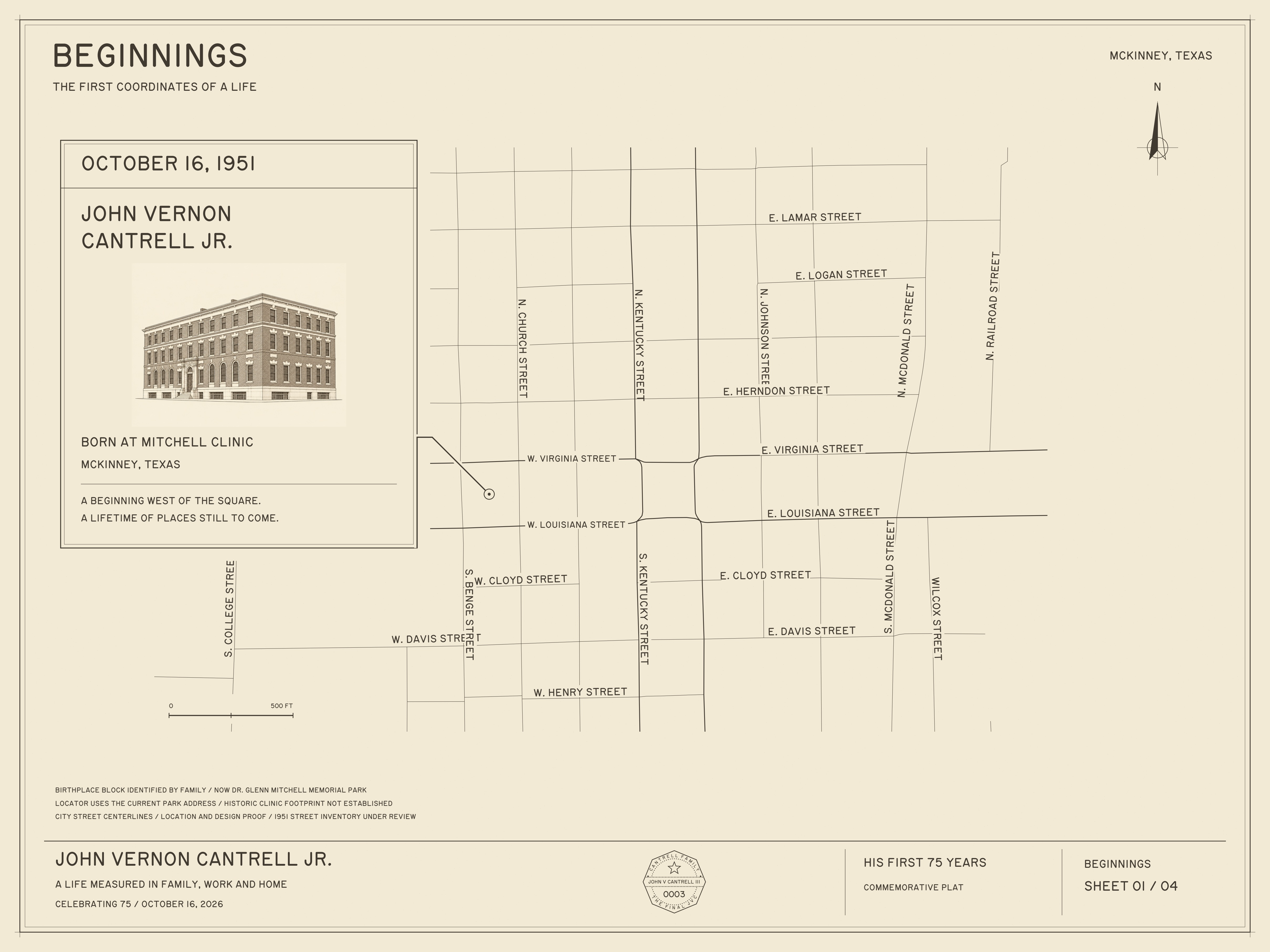 Beginnings commemorative plat