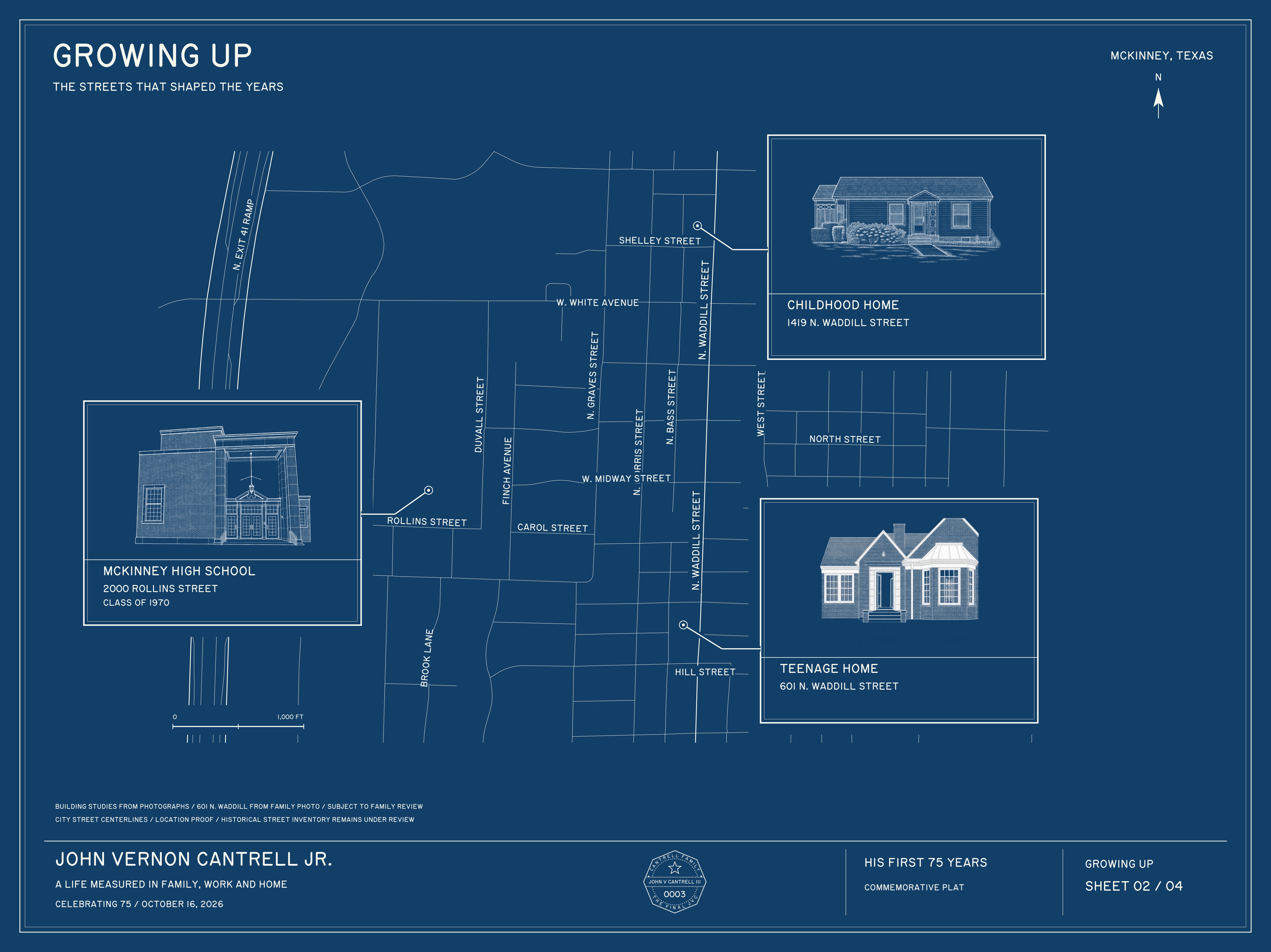 Growing Up commemorative plat